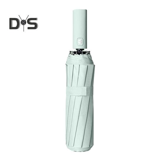 

Полностью автоматический зонт, водонепроницаемый, легкий, портативный, 12 костей, многоцелевой, для защиты от солнца, солнцезащитный зонт для улицы зелёный