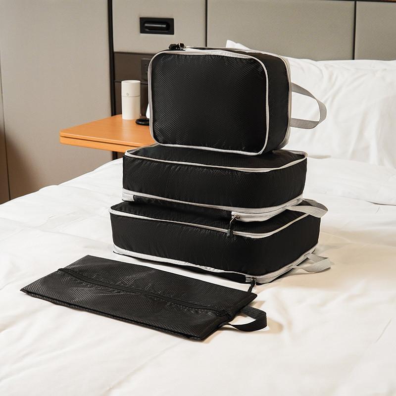 Versatile Large Capacity Document Organizer And Makeup Storage Pouch In Trendy Colors чёрный