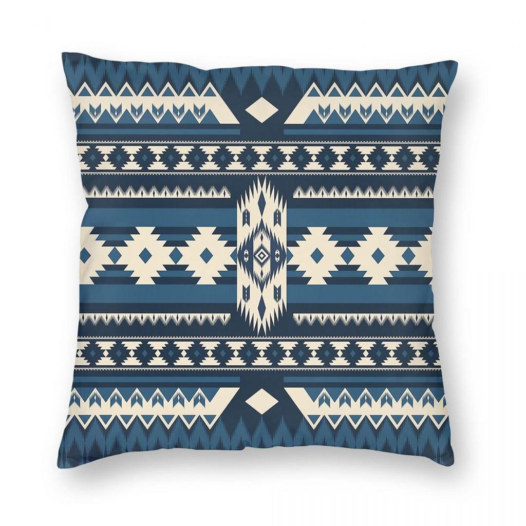 Native American Aztec Geometric Pillowcase Polyester Linen Velvet Pattern Zip Decorative Pillow Case Sofa Seater Cushion Case