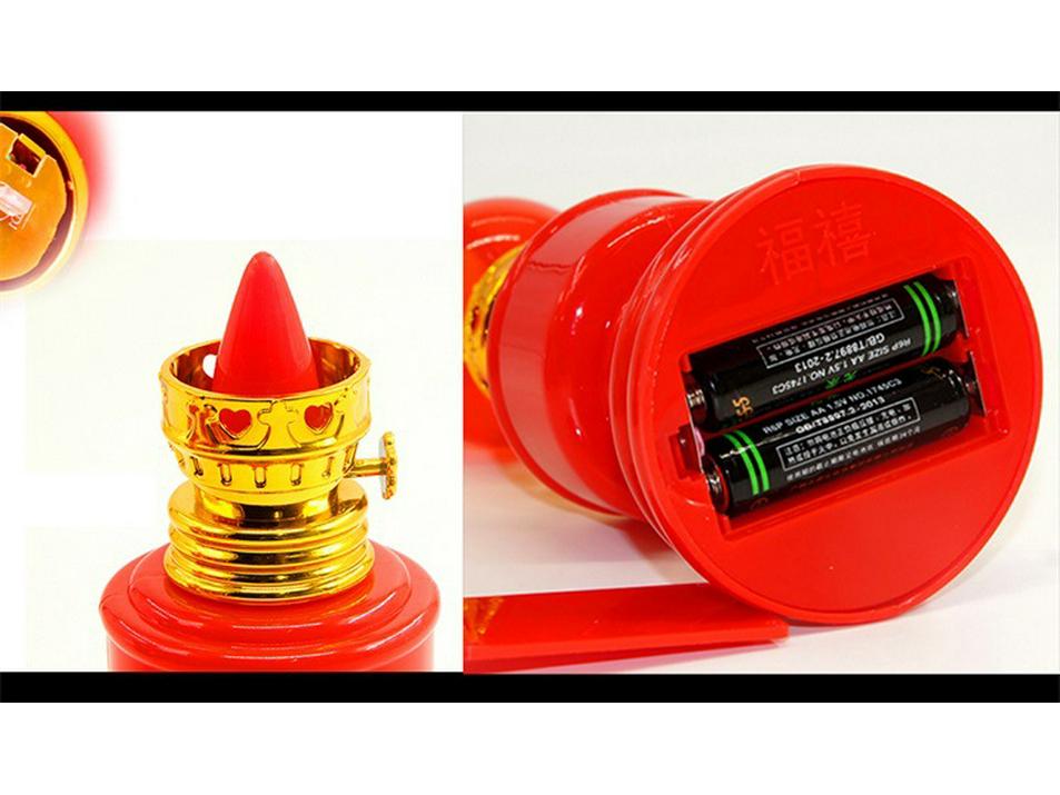 Neue Einzug-Doppelglück Steckerleuchten - Hochzeits- & Einweihungs-Petroleumlampen-Stil.