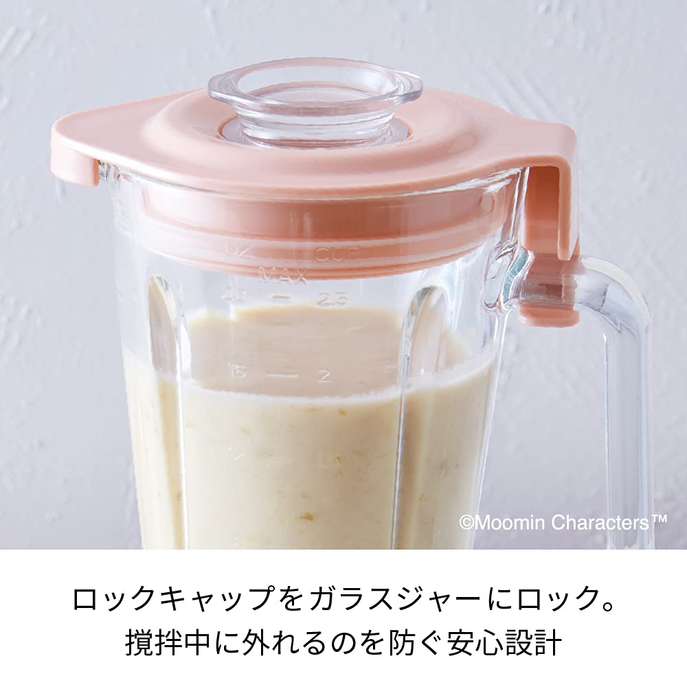 Recolte Glass Blender Rico Moomin RGB-1 (MPK) Pink