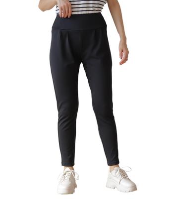 egneL Yoga Made In UV Mesh and Fall High-Waisted Pants, Japan, Sweat-Wicking, Quick-Drying, Protection, Lining, Women's, Spring, Summer, (025-BK-LL)