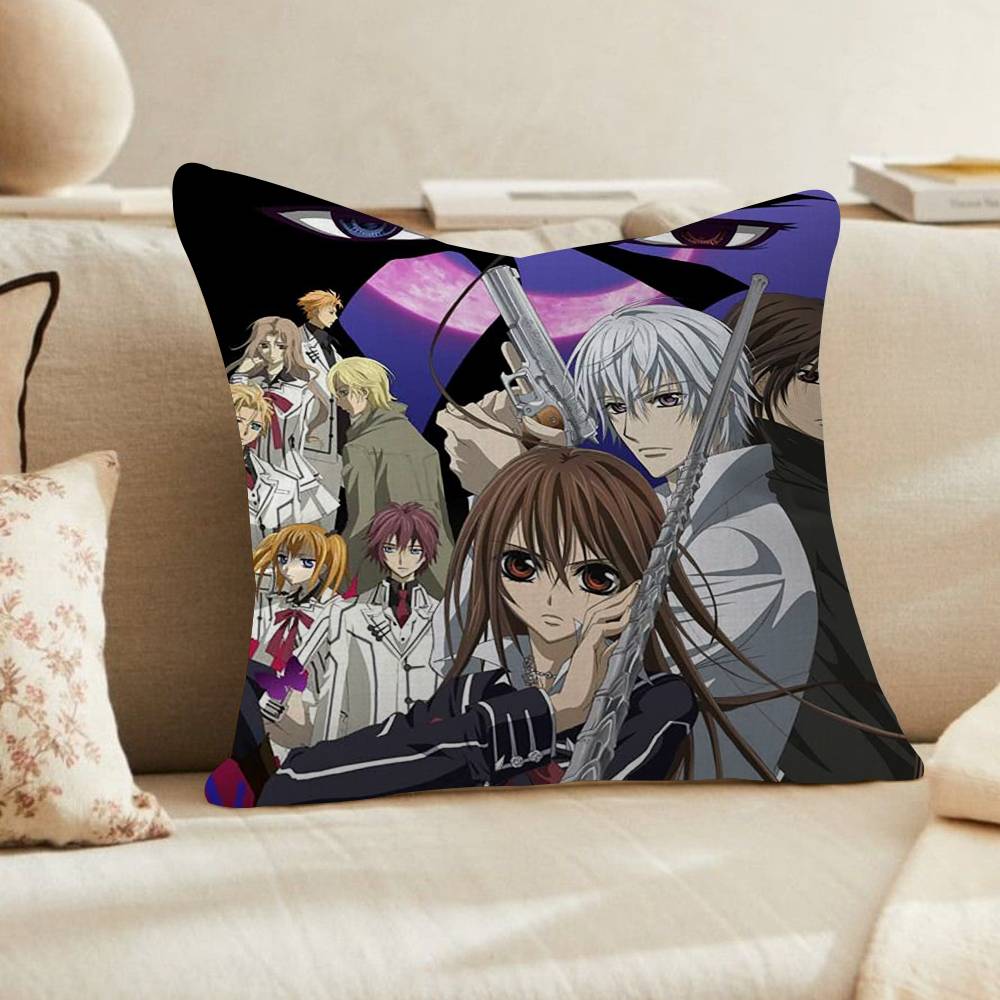 PC Anime VVampire Knight Cushion Cover Car Throw Pillow Case For Sofa Car Christmas Gift