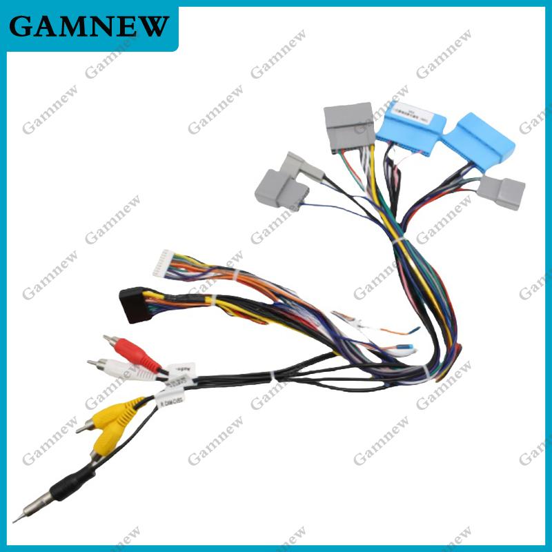 Car 16pin Power Cord Wiring Harness Adapter For Honda Accord 10 2018-2019 High End Installation Head Unit