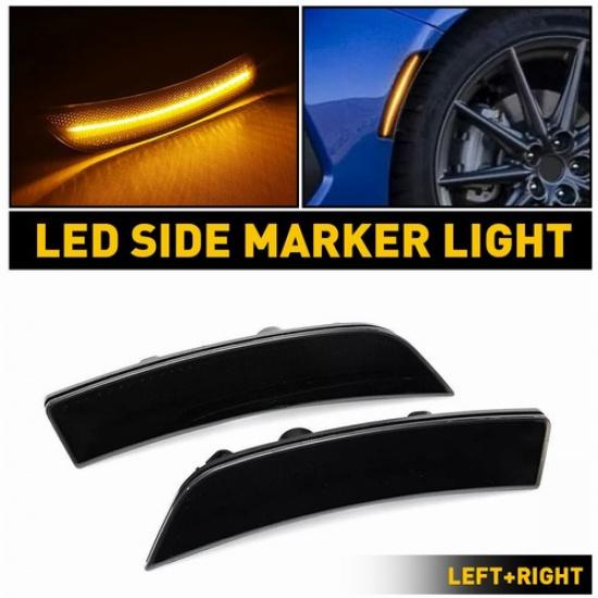 2PCS Side For LED Marker ZN8 Light Toyota ZD8 Subaru -2024 Amber/White Lamp