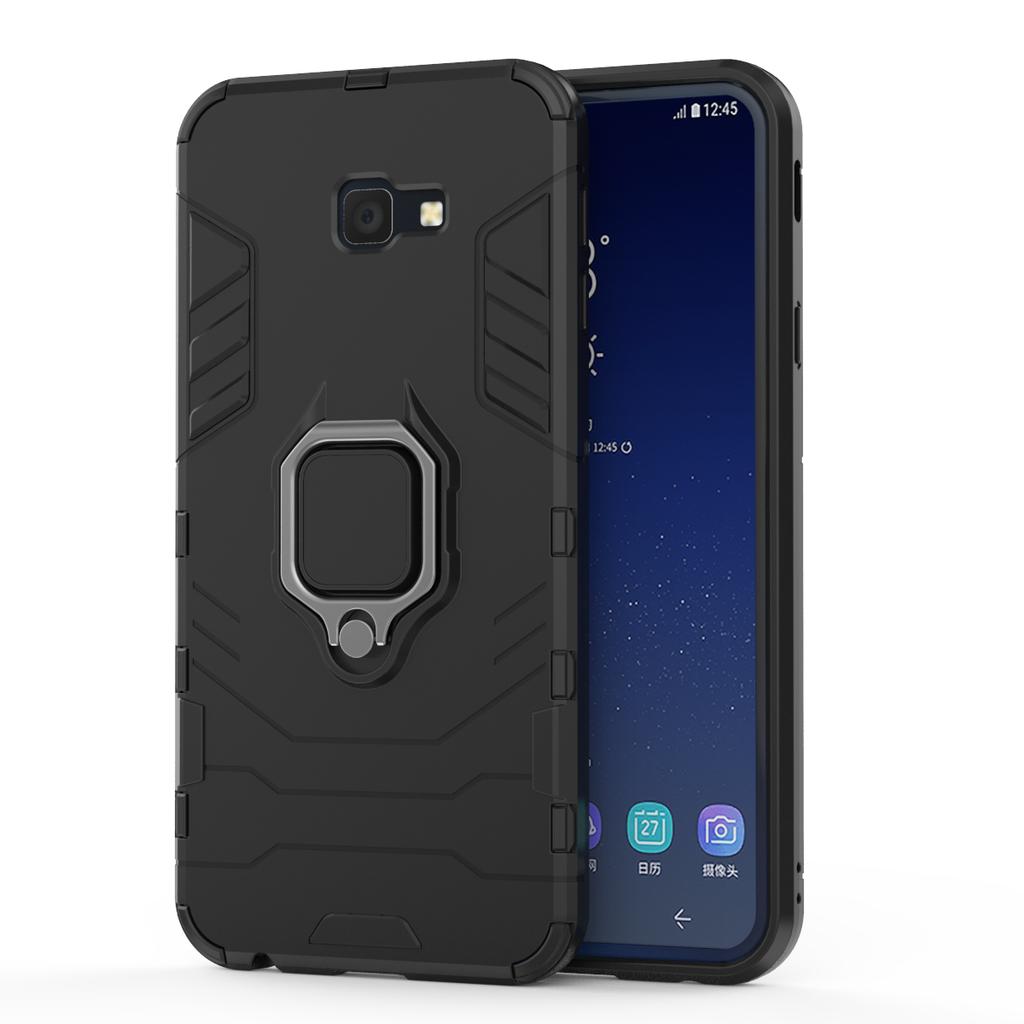 Støtsikkert deksel til Samsung Galaxy J2 Pro 2018 J4 Core J4 Prime J4 Plus J6 Prime J6 Plus Note 9 10 Ringstativ Baksidedeksel