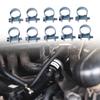 30Pieces Multiple Size Pipe Clamp Set for Liquid Transfer Systems 9/16Inch 5/8Inch Stainlesses Steel Hose Fasteners