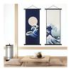 Benjia Magnetic Wood Poster Hanger Frame for A3 Posters, Tapestry Rod, 30cm Width, for Tenugui, Furoshiki, Noren, Wall Art, Office/Home Decor,