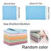 5 Pieces Of Microfiber Glass Cleaning Cloth Lint-free Window Car Kitchen Mirror No Trace Reusable Fish Scale Cloth Polishing
