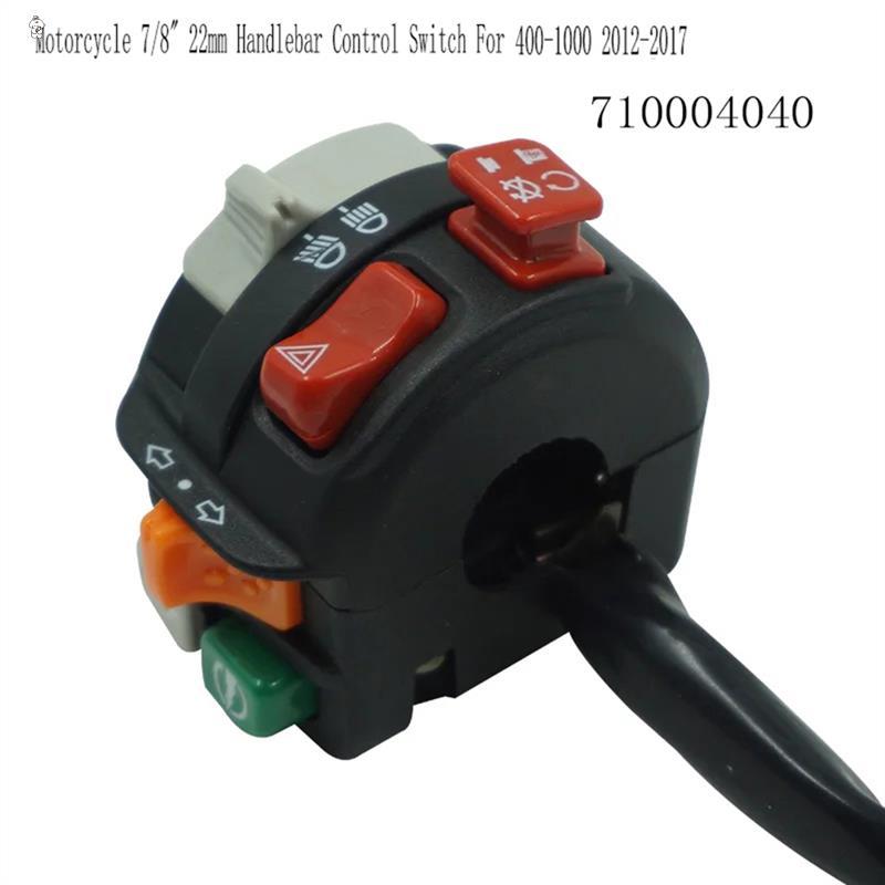 710004040 Motorcycle 7/8In 22Mm Handlebar Control Switch For Outlander Renegade 400-1000 2012-2017 Multifunction Switch