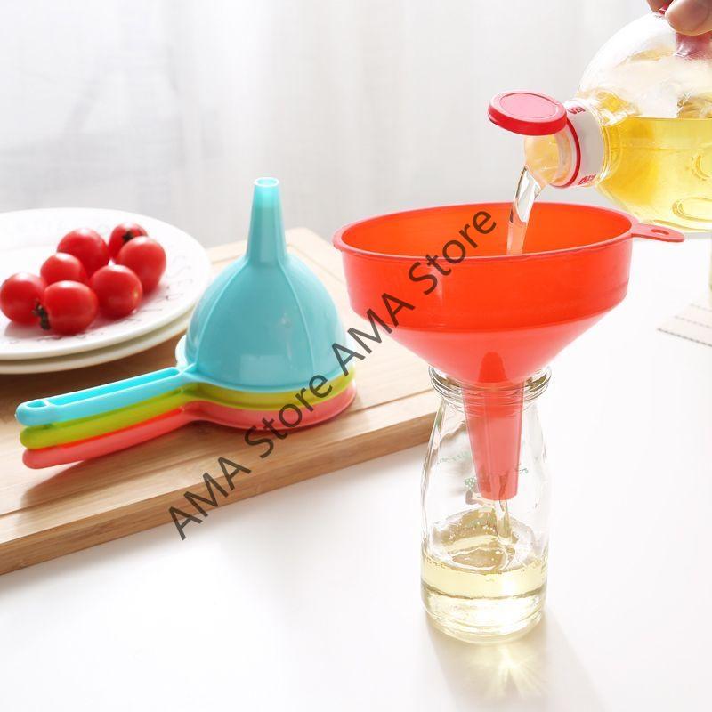 X7JF Multipurpose Plastic Pour Oil Funnel for Cars Gas Tanks Engine Oil Water Liquid Automotive Tools