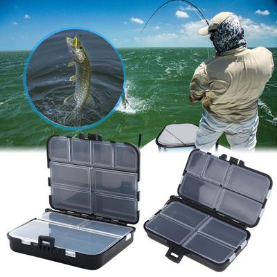 Fishing Lure Box Double-sides Multi-Compartments Portable Waterproof Heavy Duty Artificial Fishing Bait Accessories Organizer Storage Case Container