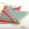 6-Color Triangle Pennant Banner: Imitation Linen for Graduation and Weddings