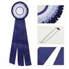 Second Place Rosette Ribbon Badge Exquisite Small Winner Medal Award Trophy