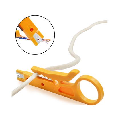 Stripping Pliers Wire Tool Simple Stripping and Beating Knife Small Yellow Knife Wire Beaters Wire Mesh Cable Crimping Pliers