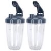 24OZ Transparent Blender Cup Container Lid Set Replacement Fit for 600W/900W Juicer