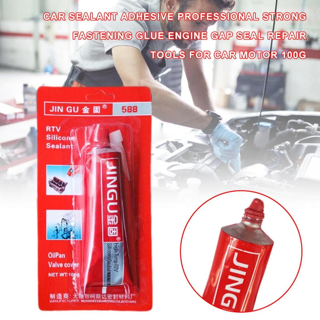 High Heat Resistant Silicone Sealant | 100g Waterproof Red Engine Gasket Manufacturer, Car Sealant