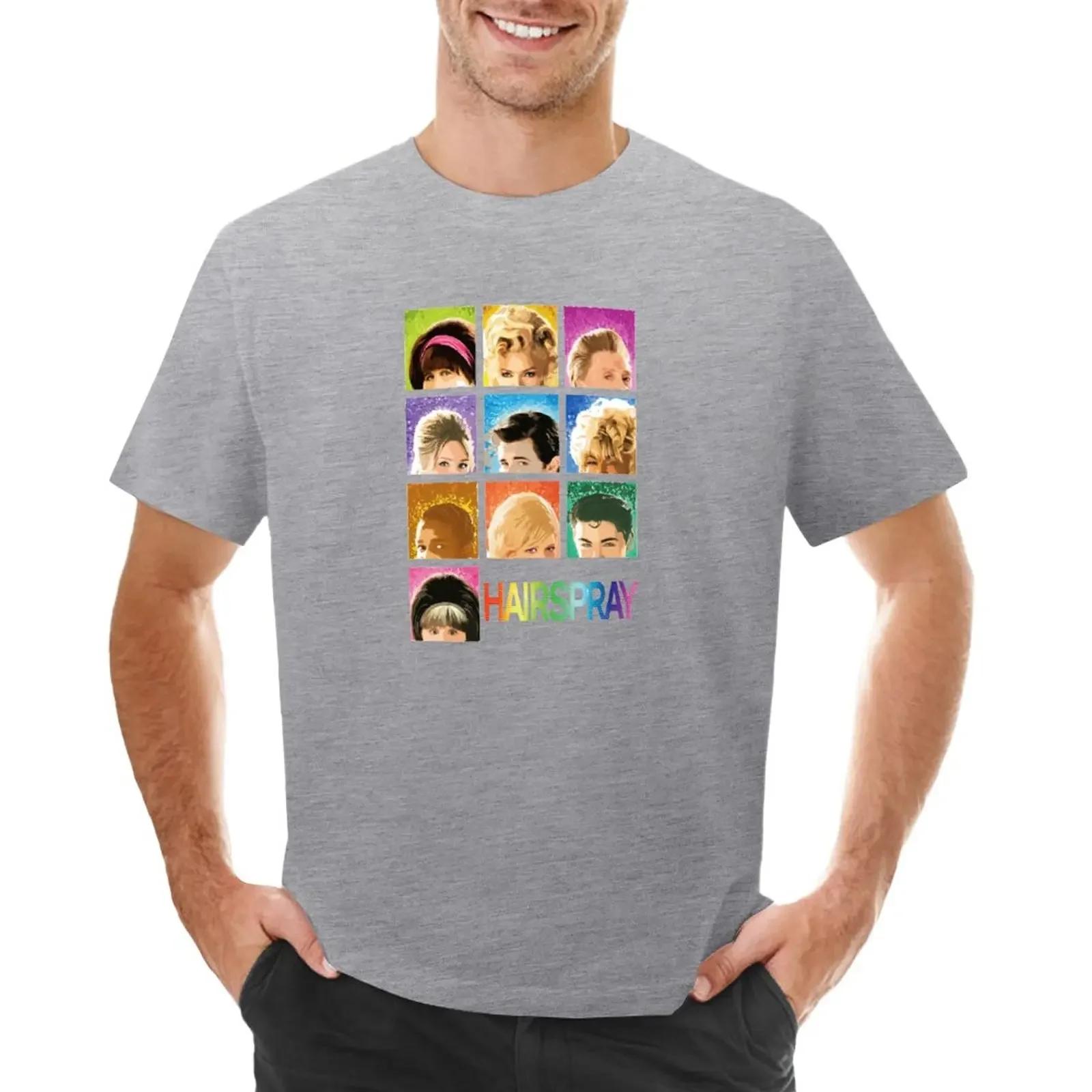 Hairspray TShirt heavyweights anime summer tops blanks men clothes S