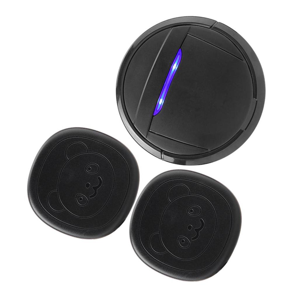 Wireless Waterproof Touch Button Dog Door Bell SOS Caller 2 Transmitters 1 Receiver