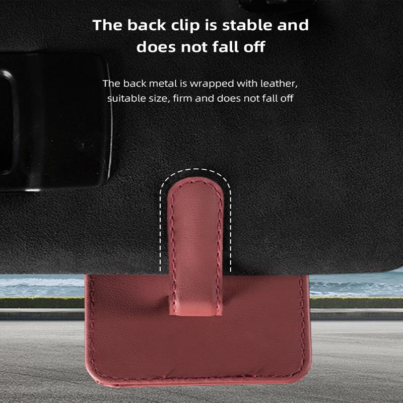 WDM2 2026 Hot Interior Stickers Car Sun Visor Card Bag Storage Clip Glasses Storage Accessories For Lexus F SPORT ES UX 300e GS GX IS