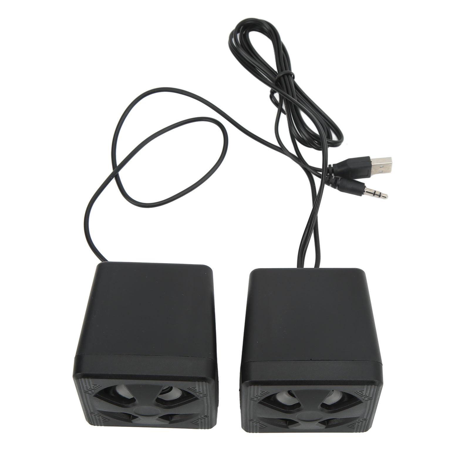 

Настольный звук Мини 3,5 мм Интерфейс USB Проводные Портативные Стерео Колонки для Компьютера Ноутбука