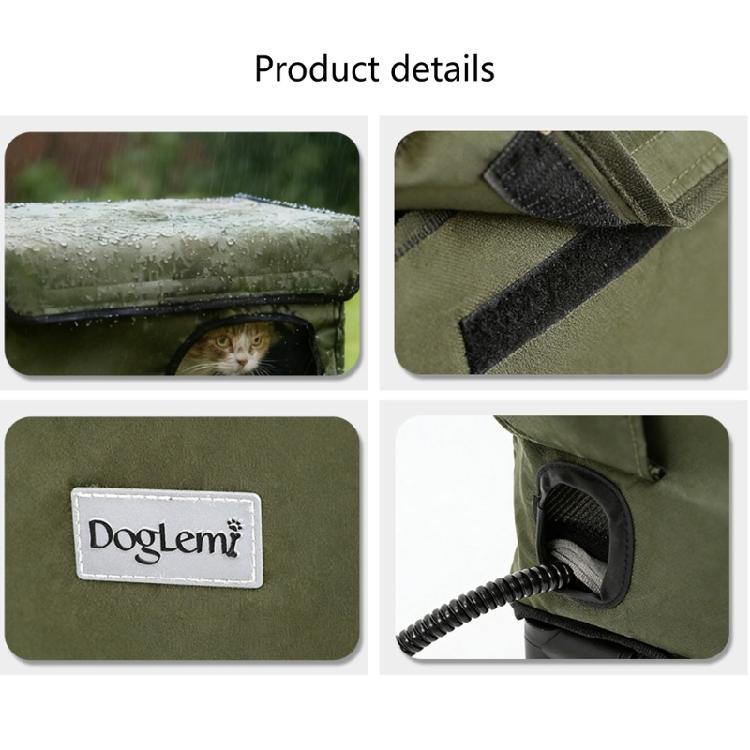 Warm Electric Warming Pet Bed Outdoor Insulated Puss Nest Safety Escape Exit Moisture-Proof For Porch Garden