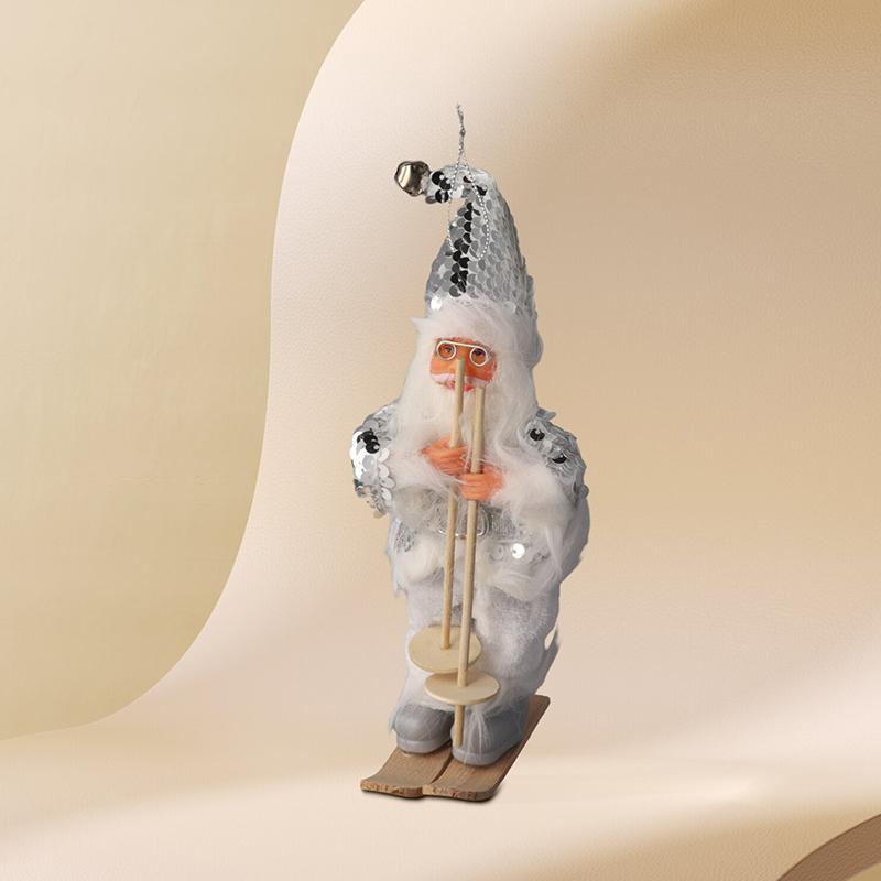 Christmas Home Party Santa Claus Ornaments Exquisite Desktop Bookshelf DIY Festival Supplies