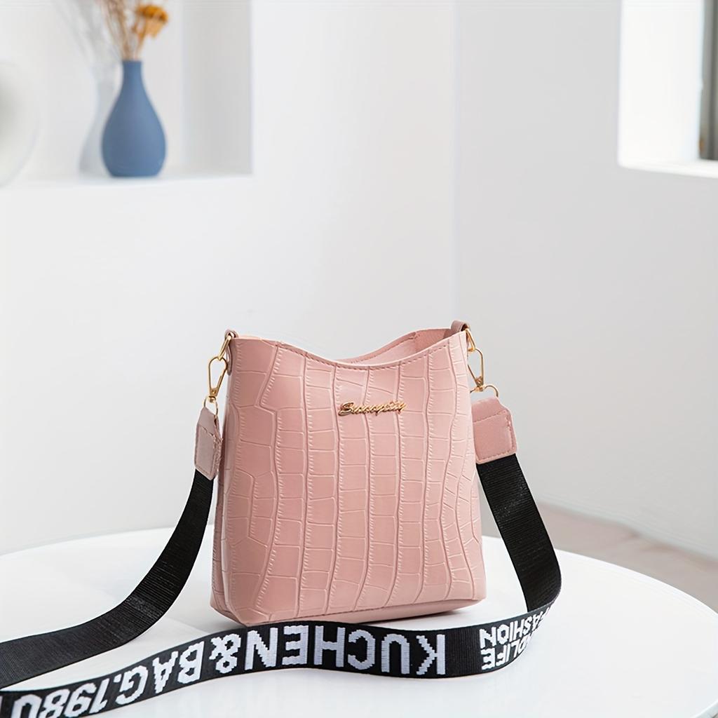 Fashionable And Color Pattern Large Capacity Bucket Bag for Women, Shoulder Bag
