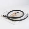 Genuine Leather Women's Thin Belt Cowhide Retro Women's Ins Style Jeans Decorative Women's Belt
