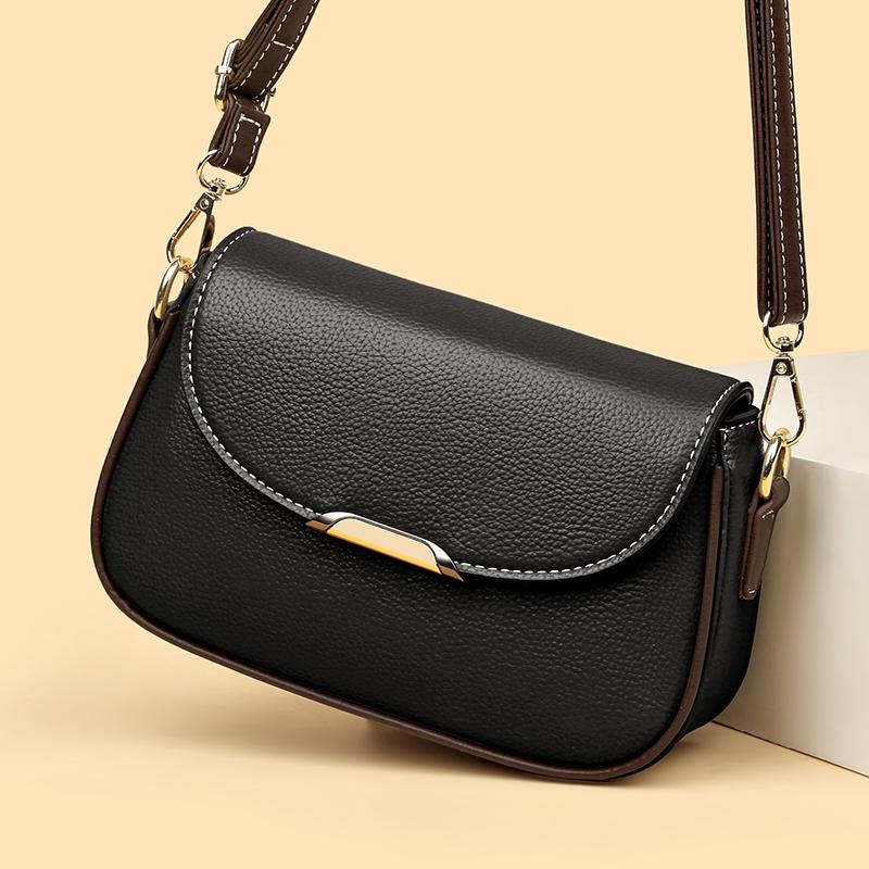 Fashionable PU Leather Women's Shoulder Bag, Simple Casual Crossbody Bag, Fashionable Retro Daily Bag Suitable for Daily Use and Shopping