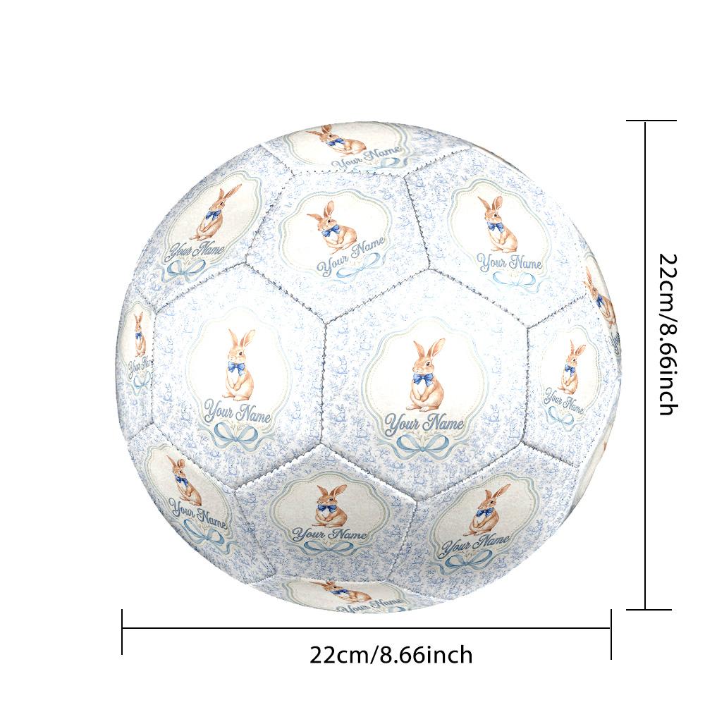 Custom Name Text Size 5 Football,Peter Rabbit Standard Training Soccer Ball