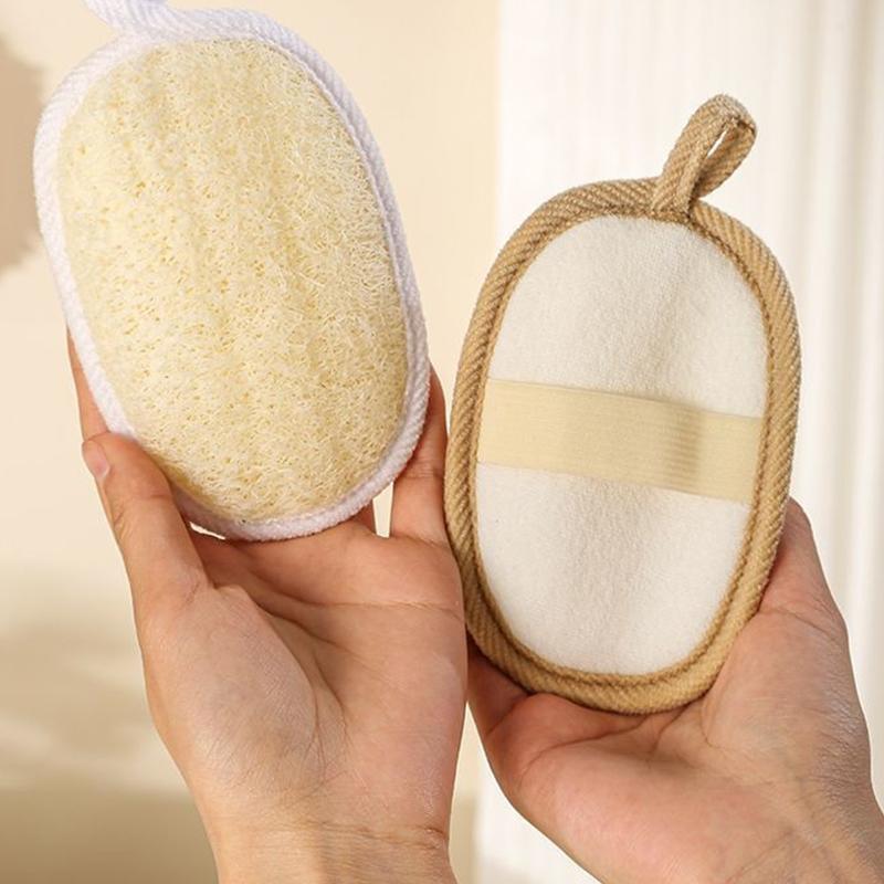 Natural Loofah Sponge Soft Bath Sponges Exfoliating Skin Health Cleaning Tool Bath Shower Brushes Unisex Foam Loofah Bath Brushe