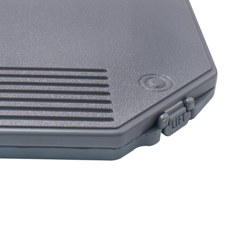 Aufbewahrungsbox für 10-Zoll-Tonbandspulen mit sicherer Halterung und Schutzhülle für Audiokassetten und leere Spulen