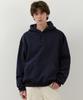 Snug Button Henley Neck Hoodie_Navy(W25-Tp47)