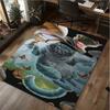 Cheshire Cat Rug Carpet Office Decorative Carpet For Living Room Bedroom Door Mat Floor Rug Computer Chair Area Rug