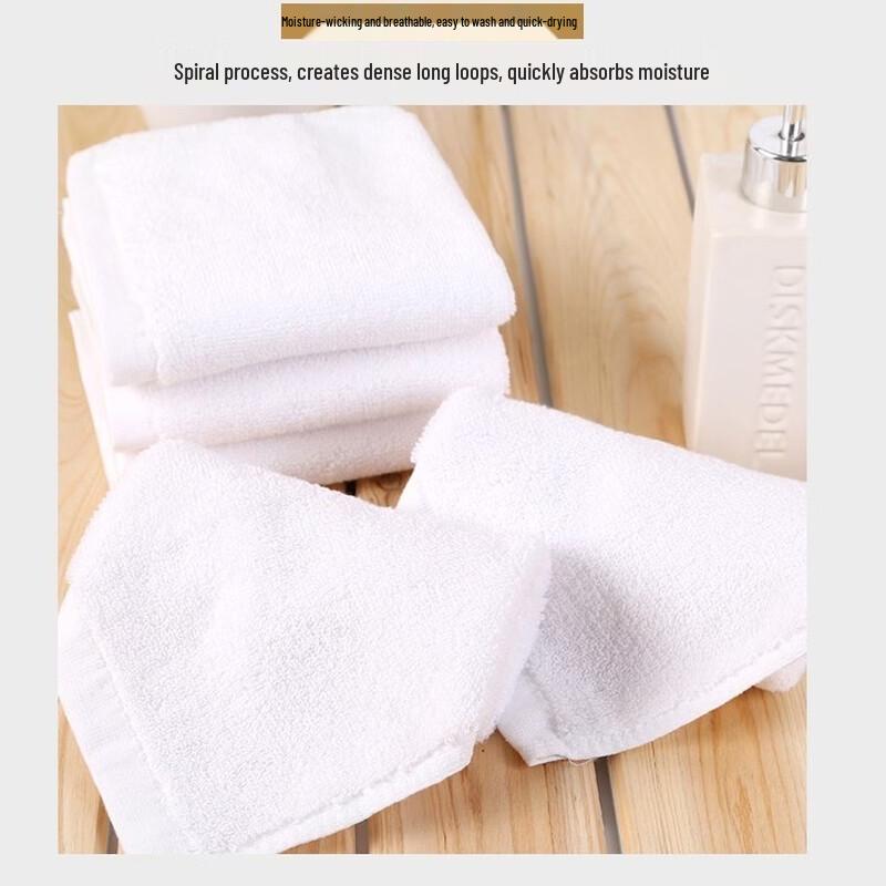 Handun Pure Cotton Face Towels, 50-Pack