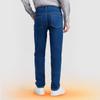 Men's Jingdong Jingzao Straight-Leg Fleece-Lined Jeans
