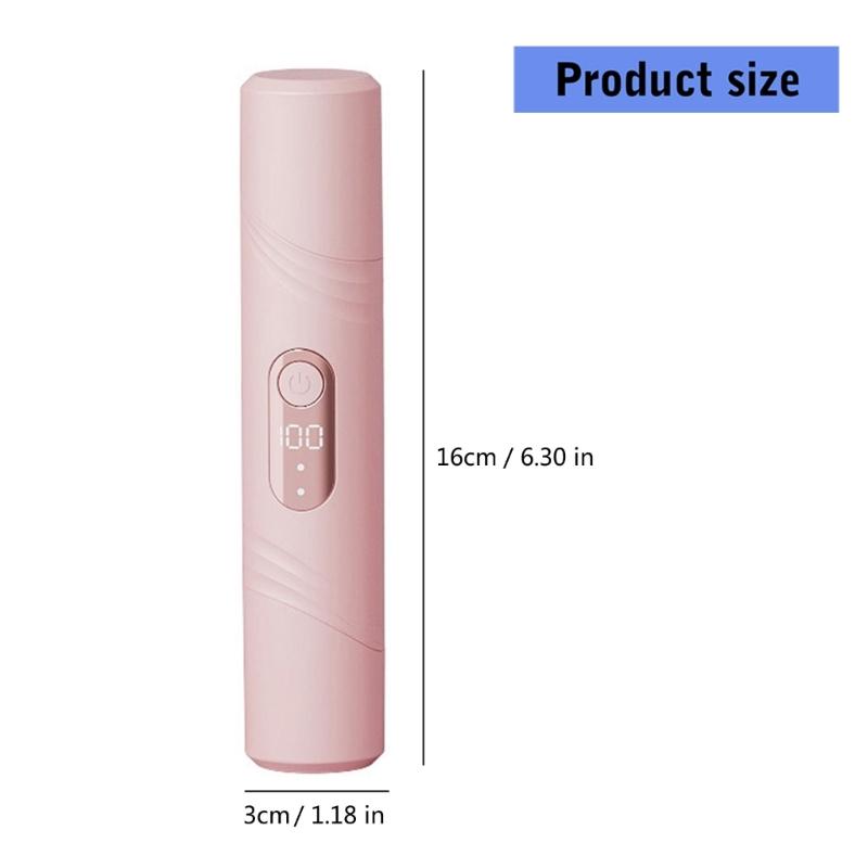 Rechargeable Cordless Hair Remover For Sensitive Skin Compact Travel Size ABS Material Unisex Body