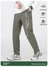Men's Waterproof Multi-Pocket Cargo Ski Pants - Plus Velvet Warmth, Outdoor Sports / Mountaineering, Straight Leg, Autumn-Winter Long Pants