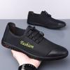 2025 men's shoes summer new mesh shoes thin hollow casual shoes breathable one pedal 2025
