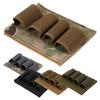Battery Holder Elastic Storage Bag Hook and Loop Tactical-Bullet for Shell Holder Bag for Flashlight Shotgun Shells
