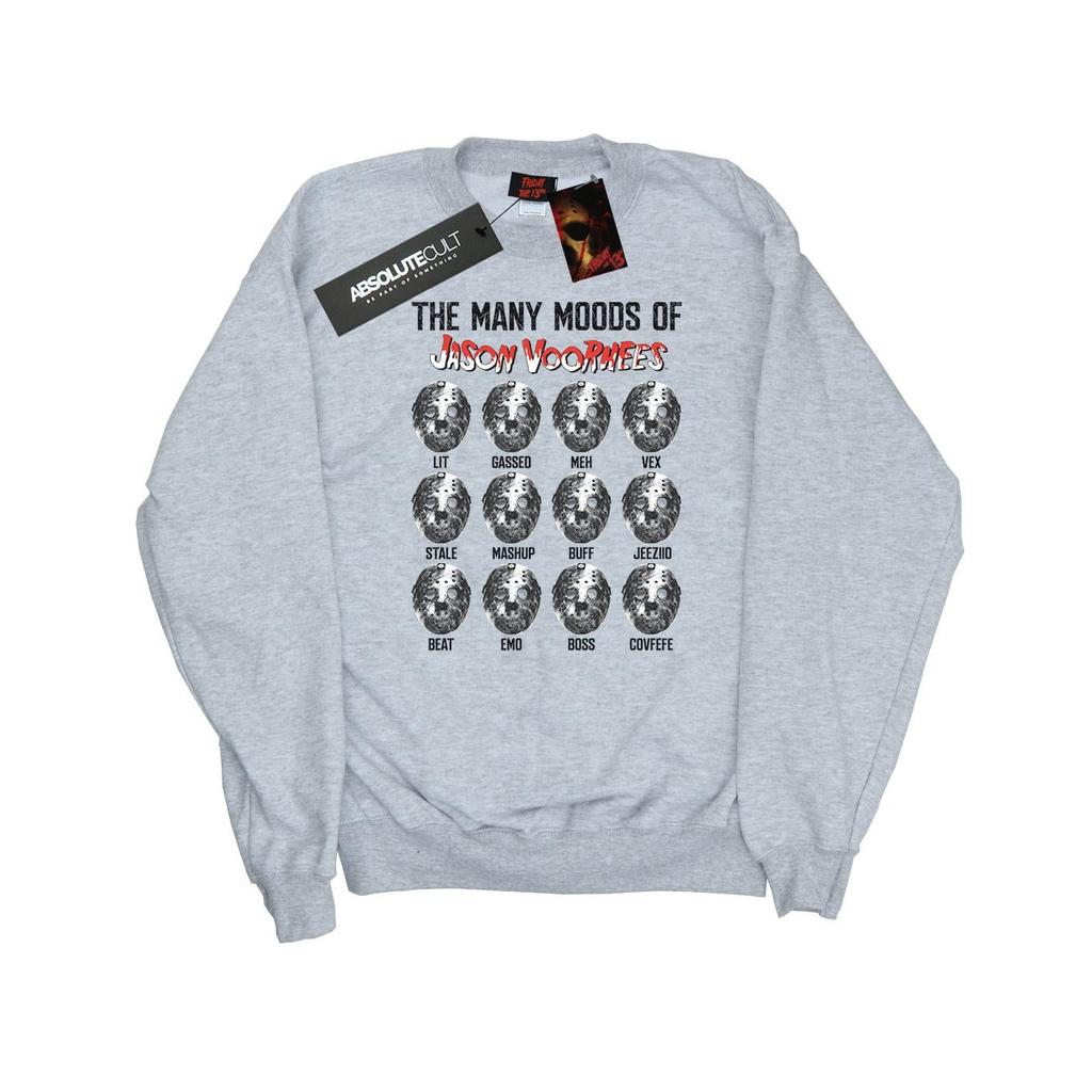 Friday 13th Womens/Ladies The Many Moods Of Jason Voorhees Sweatshirt