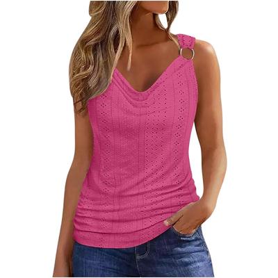 Women's Summer New Solid Colour Sleeveless Casual Camisole T-Shirt