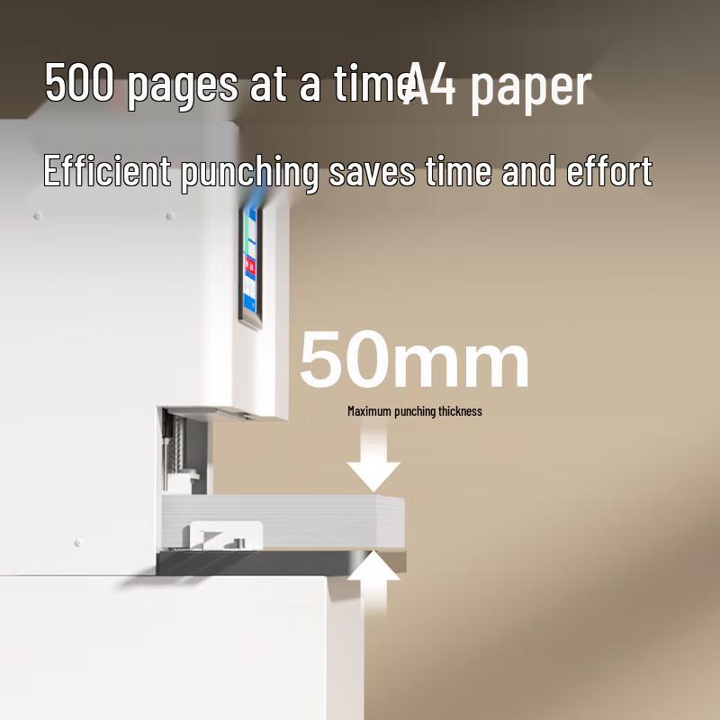 Deli Financial Document Binding Machine CN plug (adapter included)