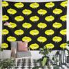 Cute Yellow Cartoon Chicks Pattern Pattern Wall Hanging Tapestry Decorative Tapestry Home Decor for Bedroom and Living Room
