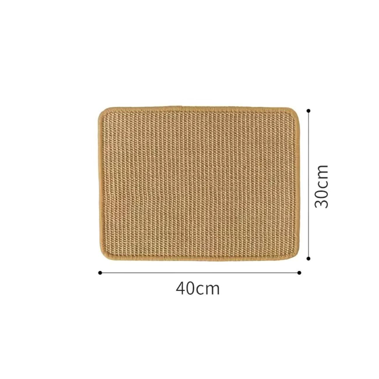 

Natural Sisal Cat Scratcher Mat Cat Scratch Mats Horizontal Cat Floor Scratching Pad Rug Protect Couch Carpets Cat Paw Training