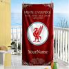 Liverpool Customize Your Name Beach Towel Quick-Dry Soft Microfiber