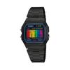 Ceas personalizat serie modificată stil casual Cuarț Curea de oțel același stil pentru bărbați și femei cadran color F-91W-1