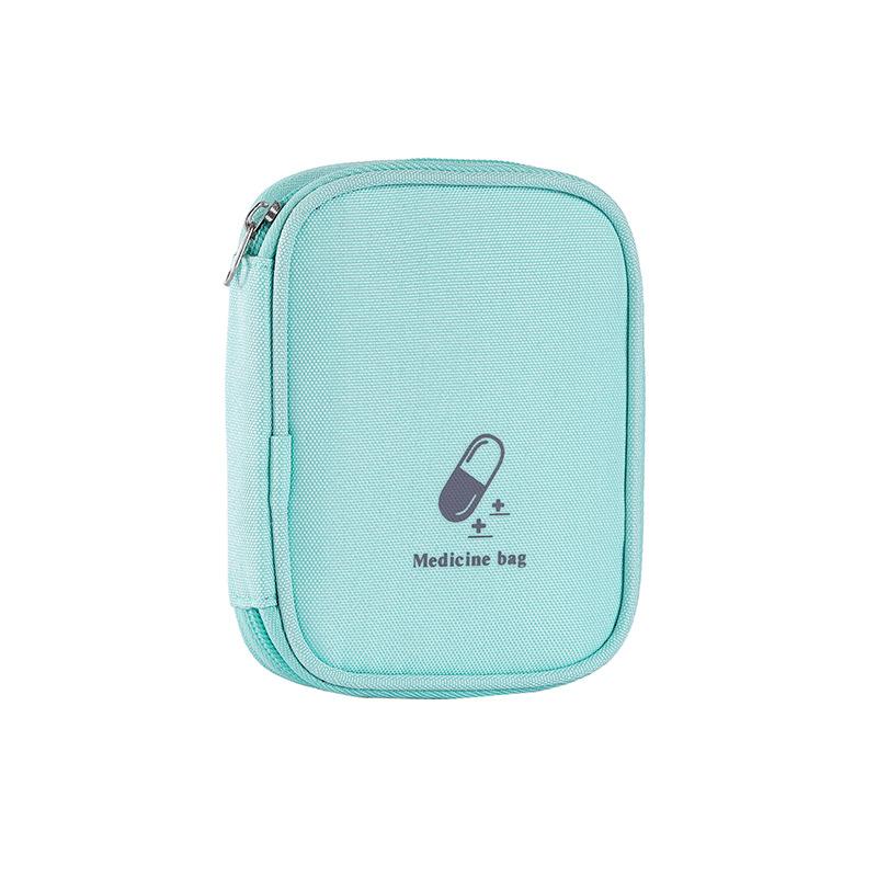 

Small Medicine Storage Bag Portable Travel First Aid Pouch Epidemic Prevention Bag світло-зелений колір
