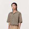Croquis Men's 2024 Summer Short Sleeve Linen Blend Shirt
